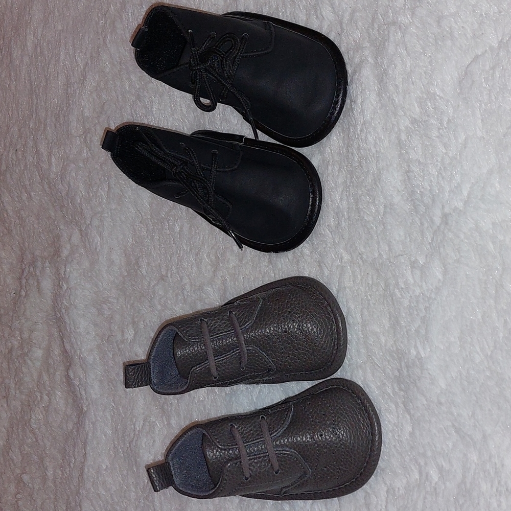 2 Pairs Baby Boy Shoes